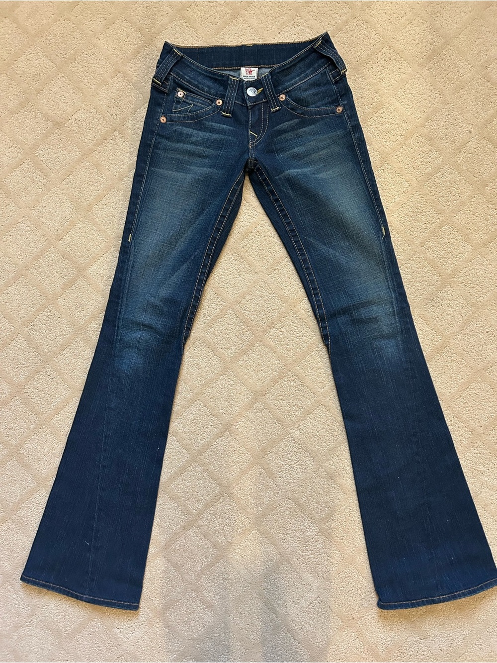 True Religion Dark Blue Flare Jeans